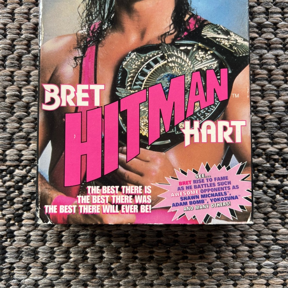 WWF Bret Hitman Hart VHS Tape 1994 Coliseum Video WF140 Wrestling Retro Movie - Picture 3 of 9